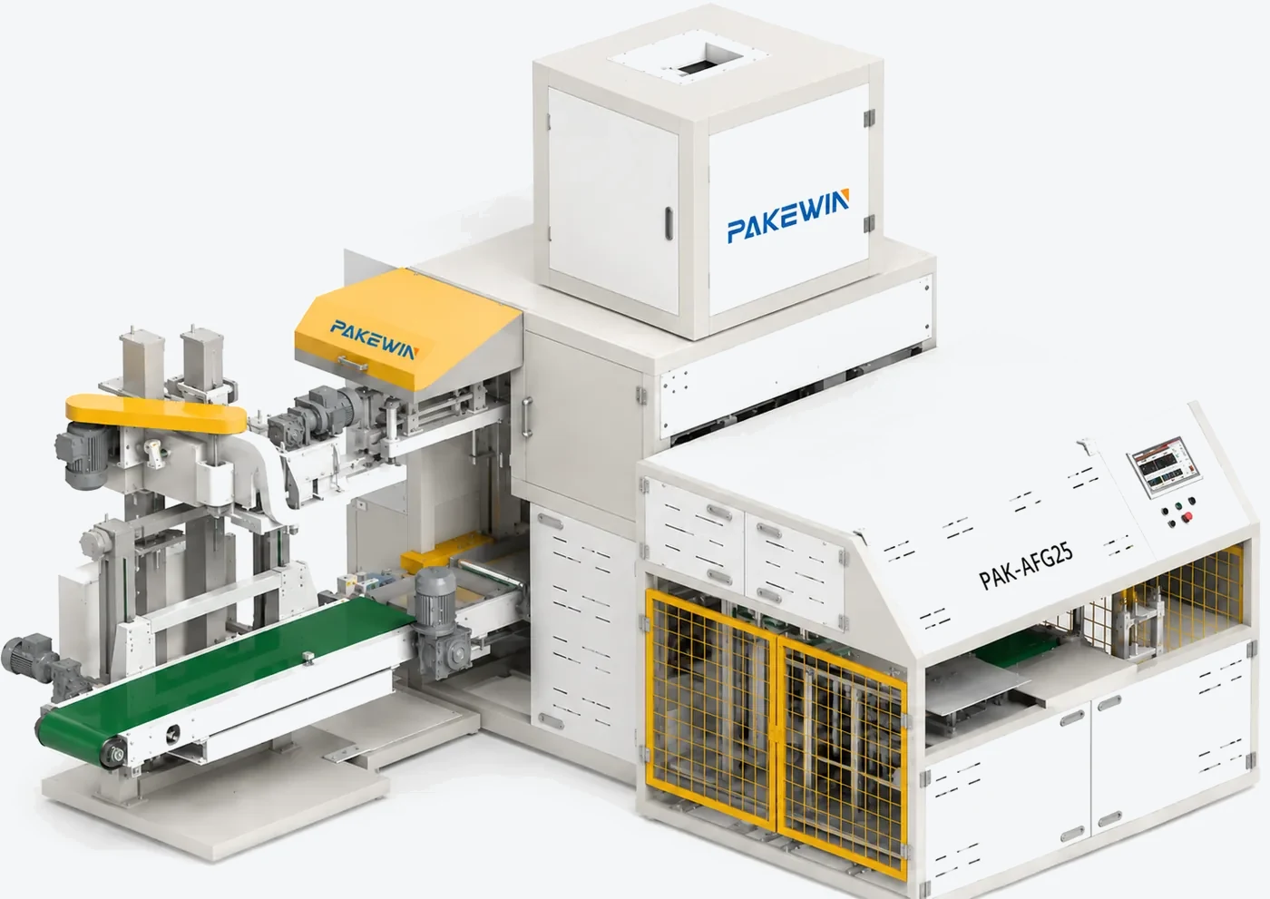 PAK-AFG25 fully automatic open mouth bagging machine for 5 to 25 kg granular products