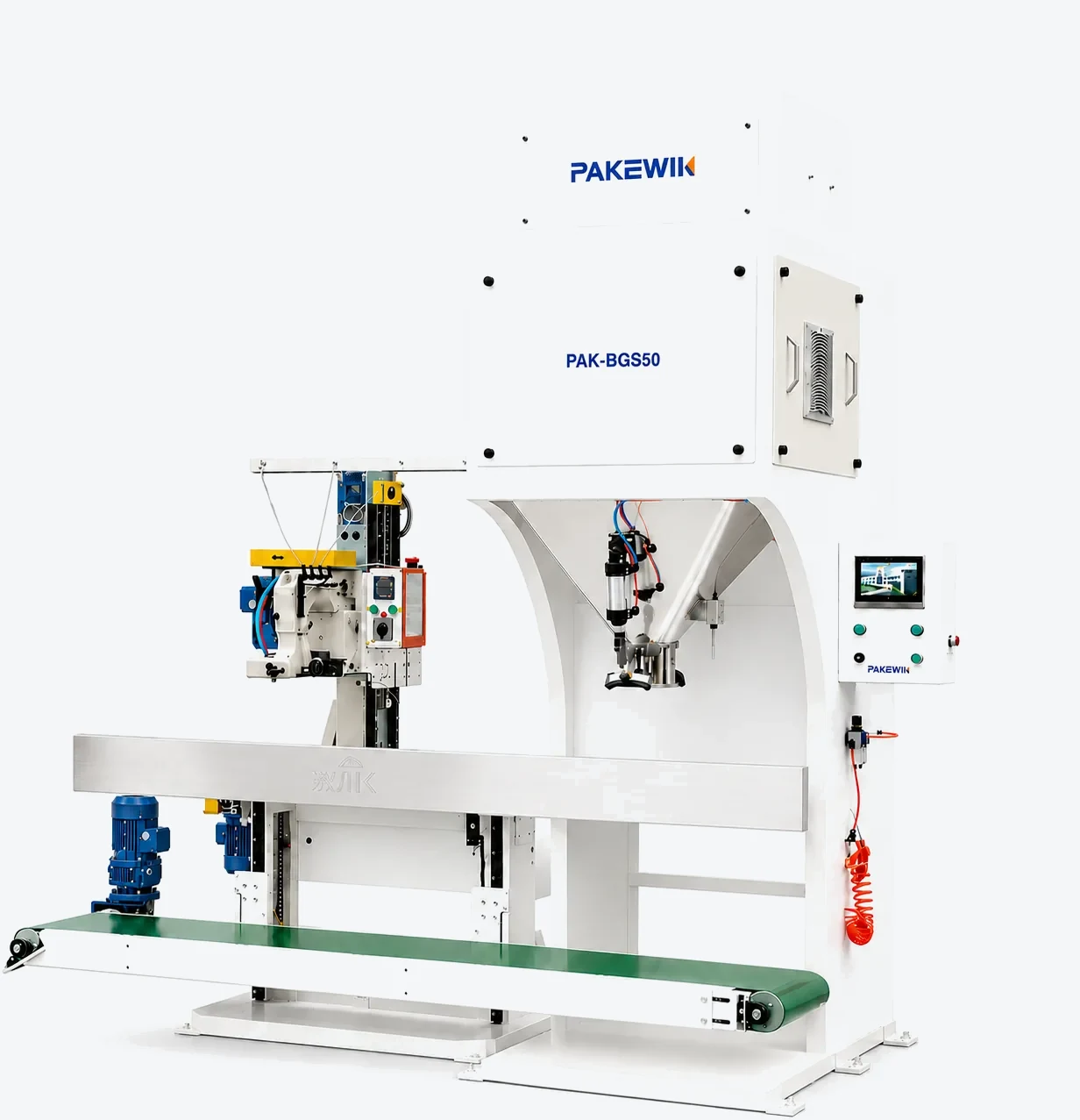 PAK-BGS50 servo granular packing machine for 5 to 50 kg rice grain and seed bags