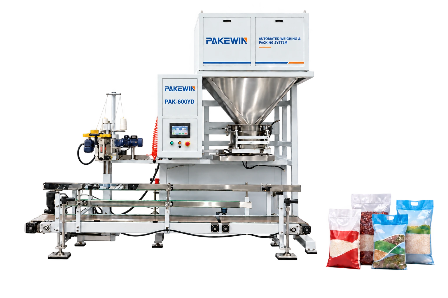 PAK-600YD 25-100 kg Semi-Automatic Woven Bag Packing Machine product view